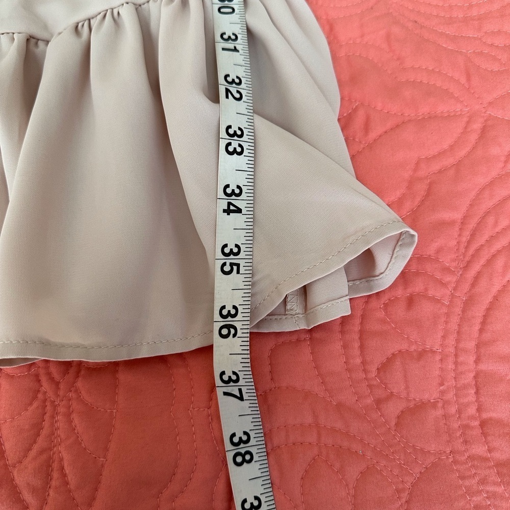 SHEIN Light Beige Long Sleeve Dress - Picture 10 of 11